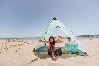 A-Shade Beach Tent - Pop Up Tent - Beach Shade, (Ice Blue)