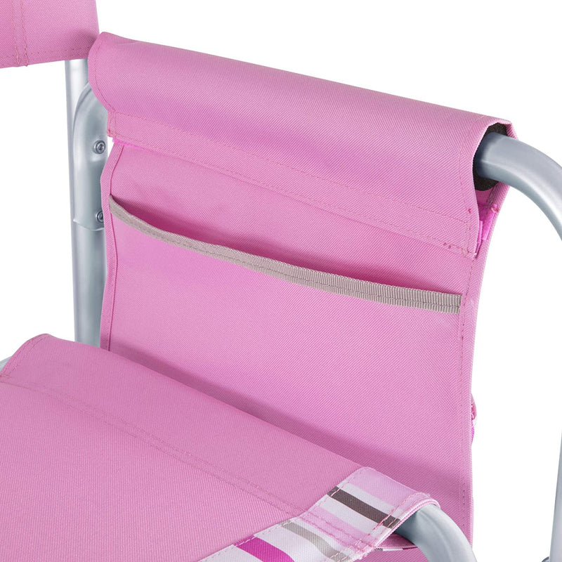 ONIVA - a Picnic Time Brand Portable Folding Sports Chair, Pink