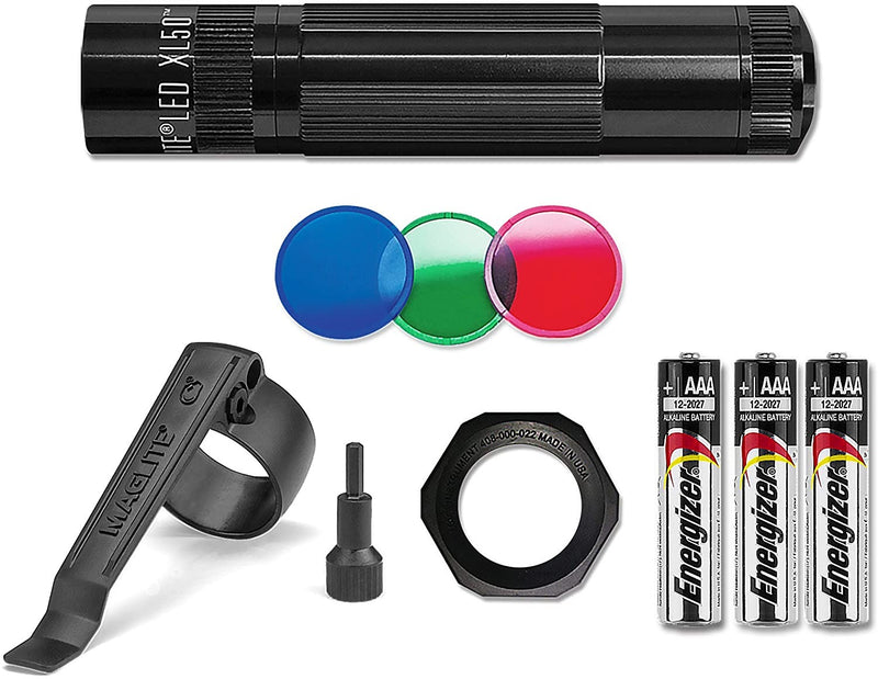 Maglite XL50 LED 3-Cell AAA Flashlight Tactical Pack, Black