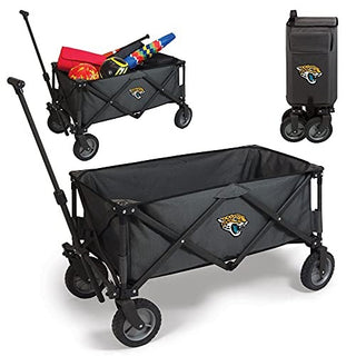 PICNIC TIME Jacksonville Jaguars Adventure Wagon Folding Utility Tailgate Wagon