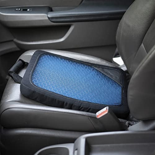 HealthMate IN9114 Comfy Gel Square Cushion Gel Seat Cushion for Long Sitting for Back, Sciatica and Tailbone Pain Relief, for Office Chair, Car, Wheelchair, Long Trips