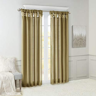 Emilia Privacy Curtain Panel, Taupe, 50 x 84 in