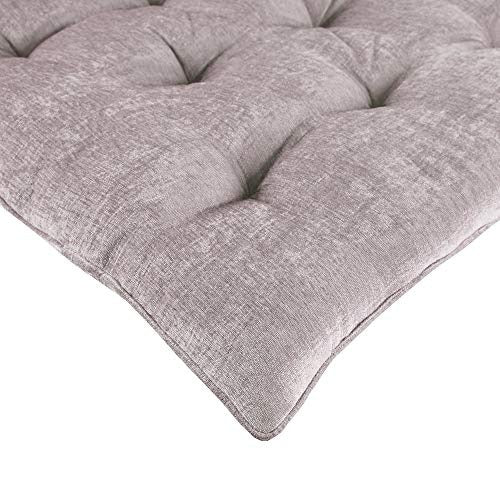 Foldable Poly Chenille Light Weight Lounge Floor Pillow Cushion Tufted Seat for Meditation, Game Playing, Yoga, Reading with Travel Wrap, 74x27, Blush