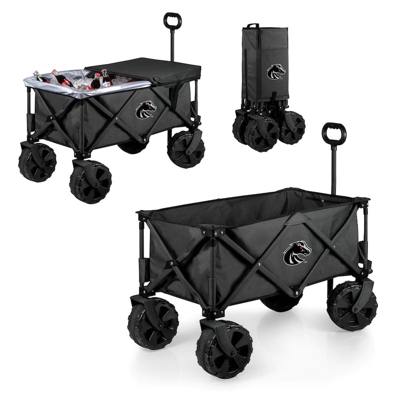 Boise State Broncos Adventure Wagon Elite All-Terrain Folding Utility Wagon - Charcoal
