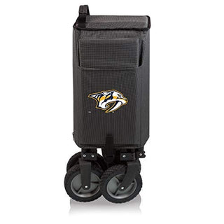 PICNIC TIME NHL Nashville Predators Adventure Wagon Folding Wagon - Wagon Cart - Sport Utility Wagon - Beach Wagon Collapsible