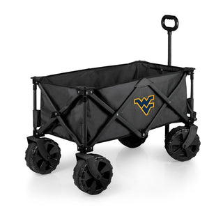 West Virginia Mountaineers Adventure Wagon Elite All-Terrain Folding Utility Wagon - Charcoal