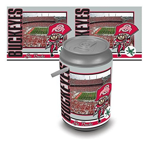 ONIVA - a Picnic Time brand Ohio State Buckeyes - Mega Can Cooler, (Silver)