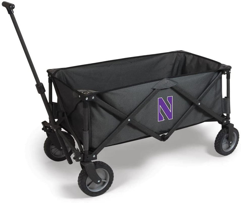 Northwestern Wildcats - Adventure Wagon Portable Utility Wagon, (Dark Gray)
