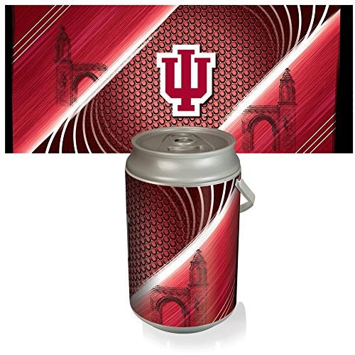 ONIVA - a Picnic Time brand Indiana Hoosiers - Mega Can Cooler, (Silver)