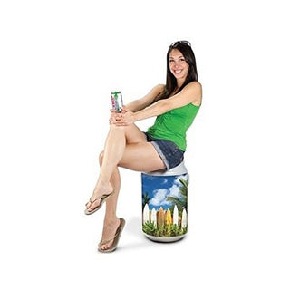ONIVA - a Picnic Time brand Indiana Hoosiers - Mega Can Cooler, (Silver)