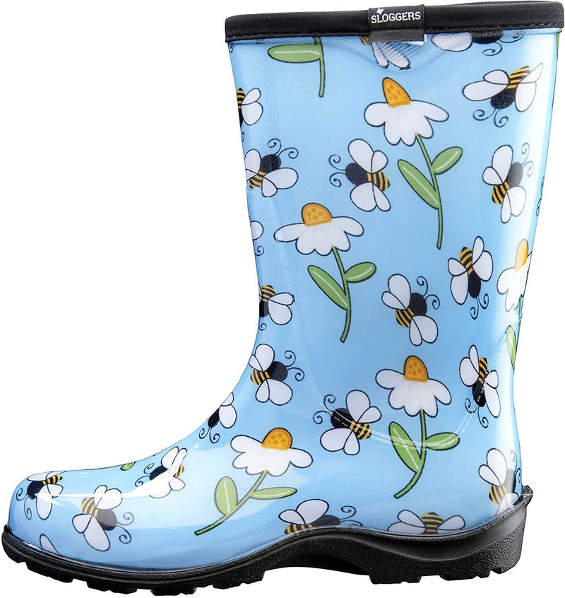 Sloggers 5020BEEBL07 Waterproof Comfort Boot, 7, BEE Blue