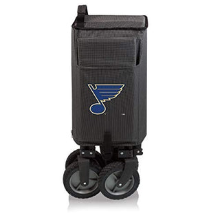 PICNIC TIME NHL St Louis Blues Adventure Wagon Folding Wagon - Wagon Cart - Sport Utility Wagon - Beach Wagon Collapsible