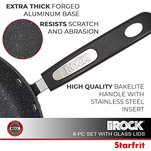 Starfrit The Rock 8 Piece Cookware Set