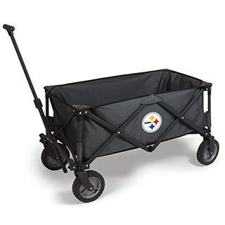 PICNIC TIME Pittsburgh Steelers Adventure Wagon Folding Utility Tailgate Wagon