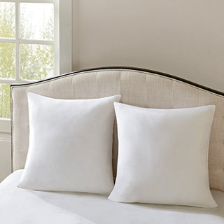Madison Park Signature Cotton Sateen Euro Pillow, White, 26x26