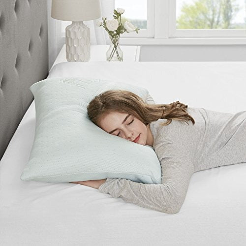 Sleep Philosophy Bed Pillow For Sleeping With Removable Cover, King Size, Ivory