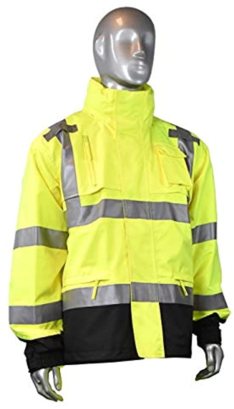 Radians RW32-3Z1Y-2X Industrial Safety Rain Jacket