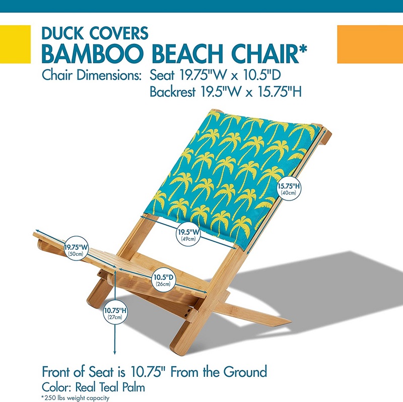 Duck Covers Bamboo Beach Chair
