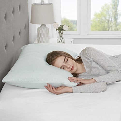 Sleep Philosophy Bed Pillow For Sleeping With Removable Cover, Queen Size, Ivory