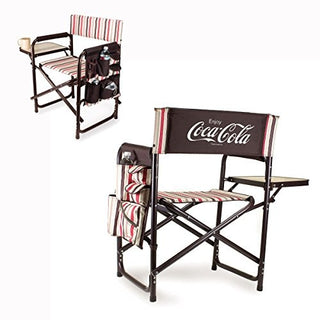 Picnic Time Coca-Cola Portable Folding Sports Chair, Moka