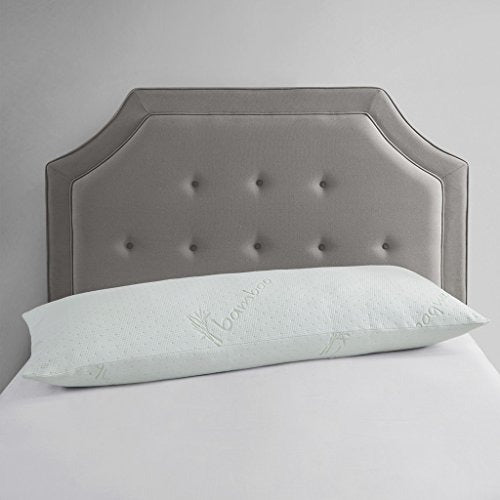 Sleep Philosophy Bed Pillow for Sleeping with Removable Cover, Body Size, Ivory