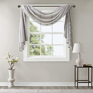 Irina Sheer Curtain Panel, Grey