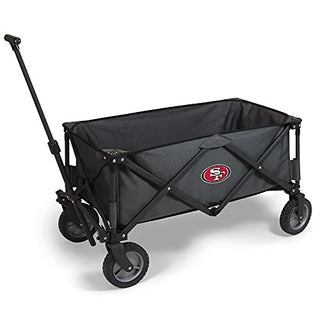 PICNIC TIME San Francisco 49ers Adventure Wagon Folding Utility Tailgate Wagon
