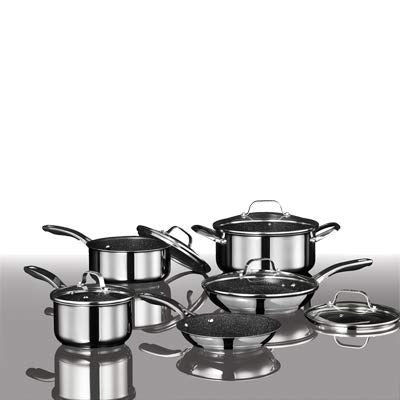 Starfrit "The Rock" Stainless Steel 10 Piece Set 034611-001-0000