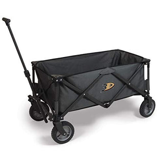 PICNIC TIME NHL Anaheim Ducks Adventure Wagon Folding Wagon - Wagon Cart - Sport Utility Wagon - Beach Wagon Collapsible