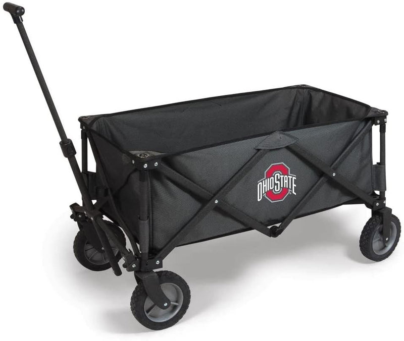 ONIVA - a Picnic Time brand Ohio State Buckeyes - Adventure Wagon Portable Utility Wagon, (Dark Gray)
