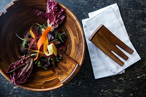 TOSCANA - a Picnic Time Brand Fabio Viviani Mescolare Salad Bowl Serving Set
