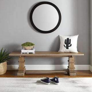 Joanna Dining Bench Rustic-brown
