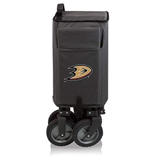 PICNIC TIME NHL Anaheim Ducks Adventure Wagon Folding Wagon - Wagon Cart - Sport Utility Wagon - Beach Wagon Collapsible