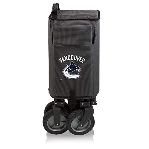 PICNIC TIME NHL Vancouver Canucks Adventure Wagon Folding Wagon - Wagon Cart - Sport Utility Wagon - Beach Wagon Collapsible