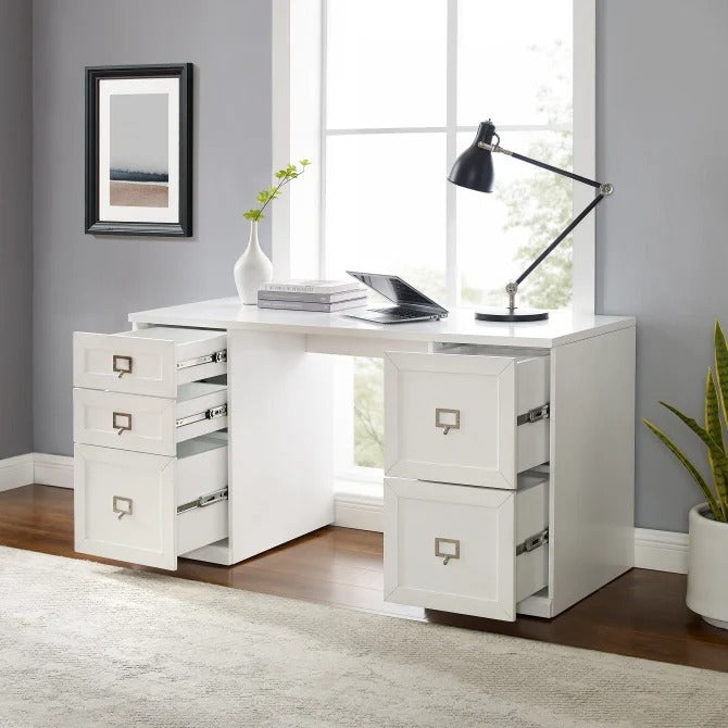 Crosley Furniture Harper File Cabinet Desk White
