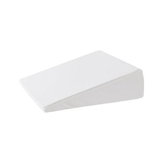 Sleep Philosophy Memory Foam Wedge Pillow, White, 22x24x7