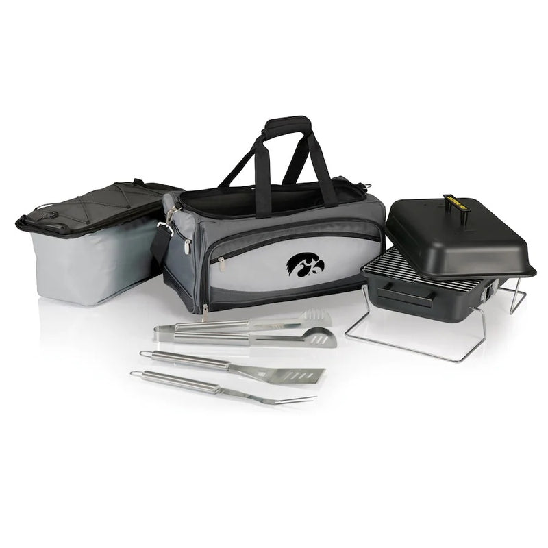 Iowa Hawkeyes Portable Charcoal Grill & Cooler Tote