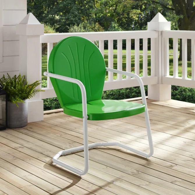 Crosley Furniture Griffith Metal Outdoor Chair - Grasshopper Green