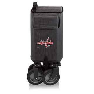PICNIC TIME NHL Washington Capitals Adventure Wagon Folding Wagon - Wagon Cart - Sport Utility Wagon - Beach Wagon Collapsible