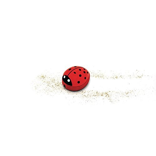 Starfrit Lady Bug Design Mini Table Cleaner/Vacuum, Red