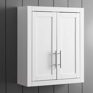 Savannah Wall Cabinet White- Crosley