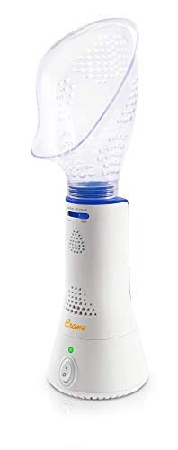 Crane Corded Personal Steam Inhaler - Bacteria Free Steam - for Sinus, Congestion, Cough, & Cold Relief, Vapor Pad Compatible