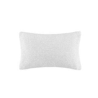 INK+IVY Bree Knit Pillow Cover, Grey, 12x20