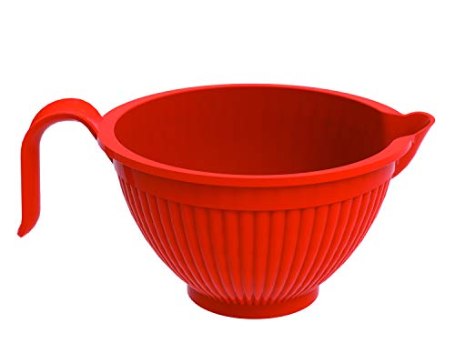 Nordic Ware Better Batter Bowl, 10-Cup, Red