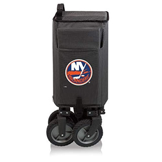 PICNIC TIME NHL New York Islanders Adventure Wagon Folding Wagon - Wagon Cart - Sport Utility Wagon - Beach Wagon Collapsible