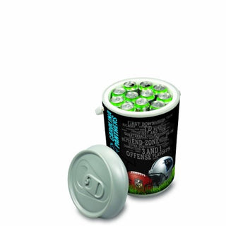 NFL Carolina Panthers Digital Print Mega Can Cooler, One Size, Silver Gray