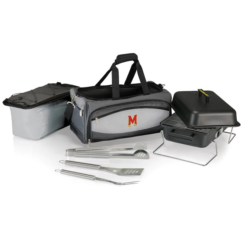 Maryland Terrapins Portable Charcoal Grill & Cooler Tote