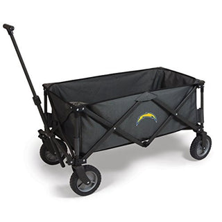 NFL Los Angeles Chargers Adventure Wagon Folding Wagon - Wagon Cart - Sport Utility Wagon - Beach Wagon Collapsible