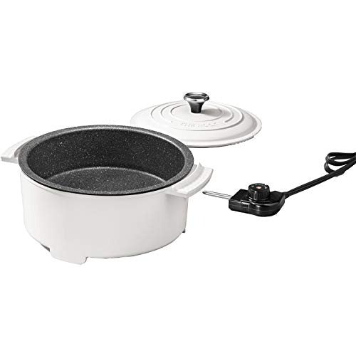 THE ROCK by Starfrit T024423 3.2-Quart Electric Casserole, One Size, White
