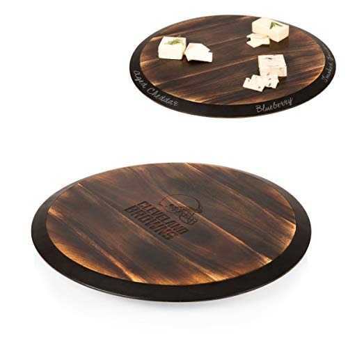 PICNIC TIME NFL Cleveland Browns Lazy Susan Turntable Tray